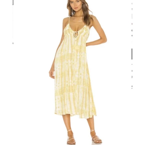 Majorelle dress size s ty dye yellow - Picture 1 of 3